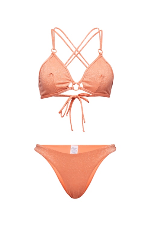 top biquíni Triângulo Zoe Serena - Laranja