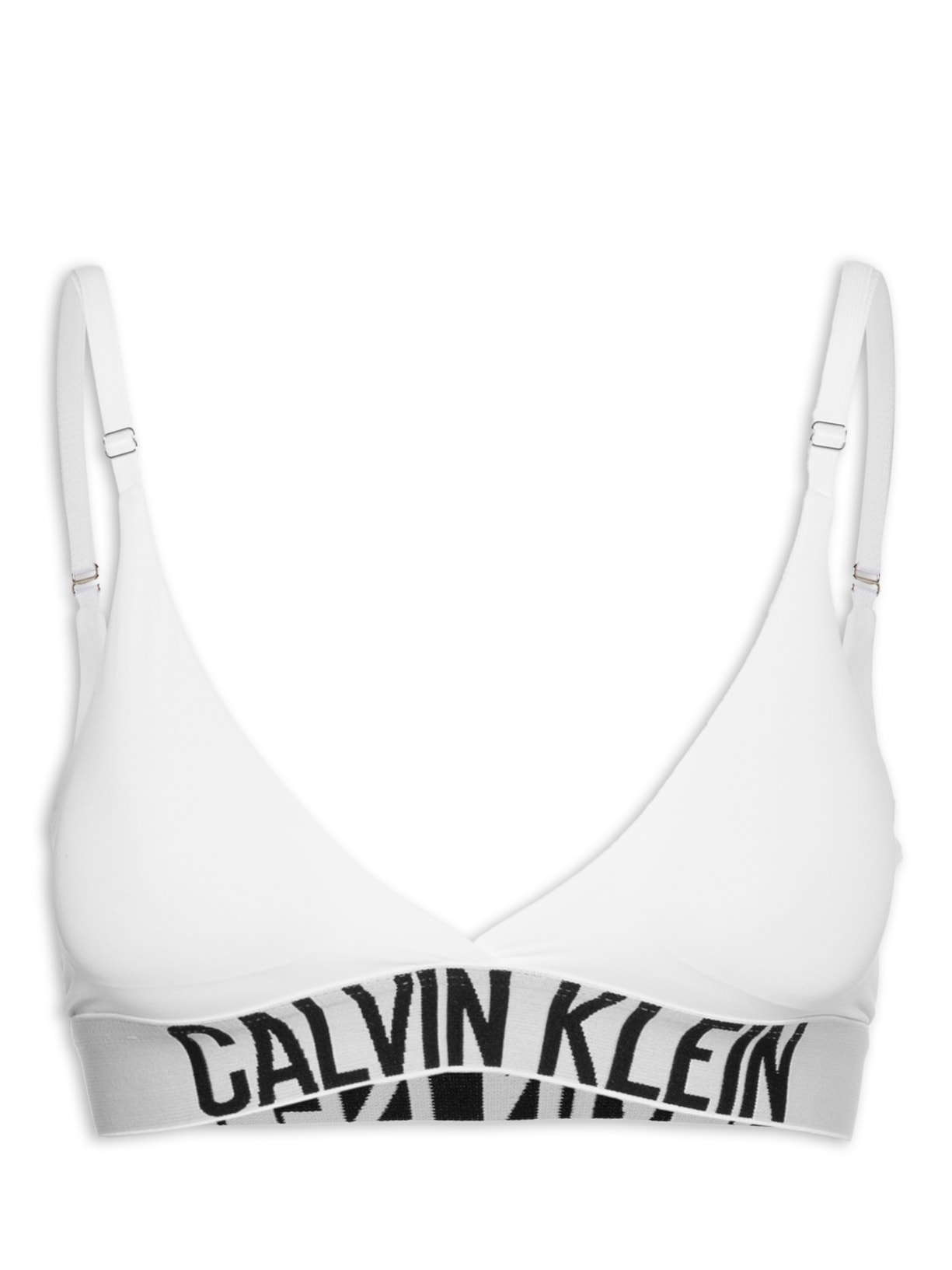 Top Bojo Removível Intense Power Branco Calvin Klein Underwear