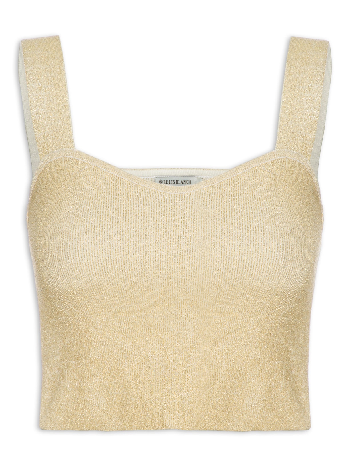 Top Cally Lurex - Dourado