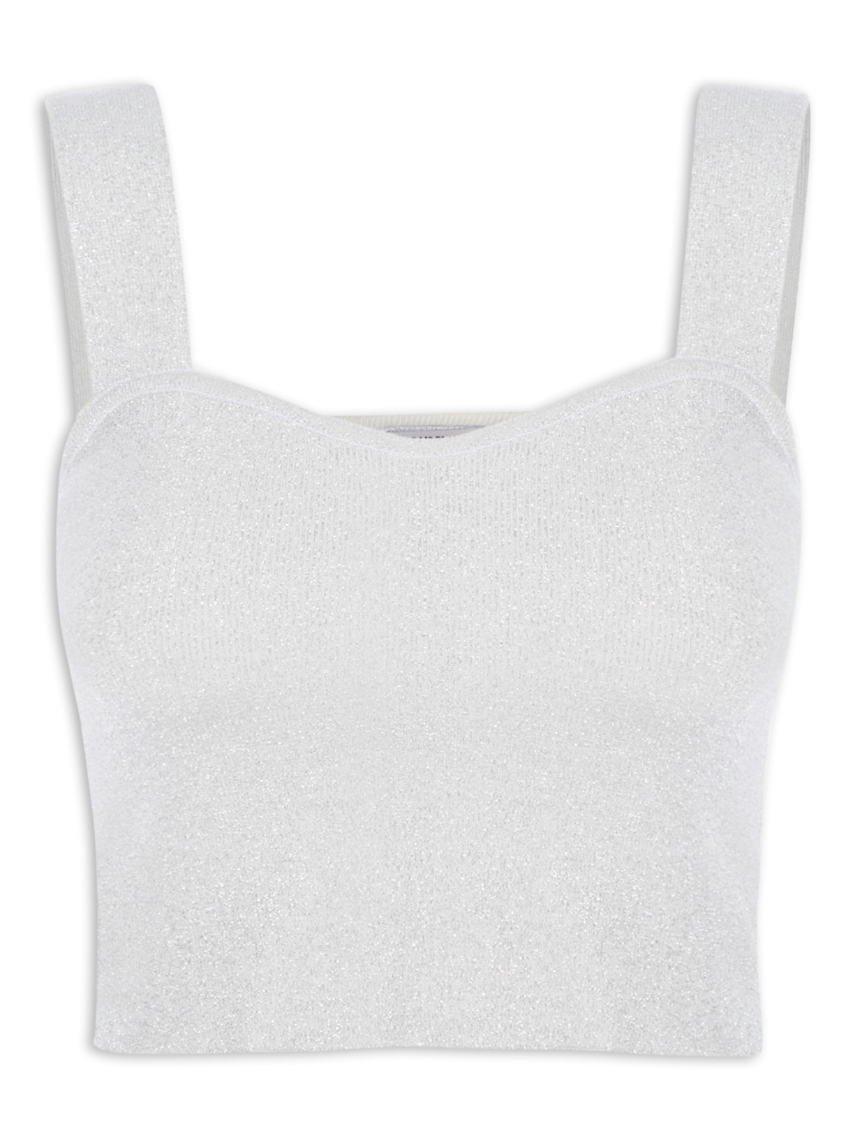 Top Cally Lurex - Prata