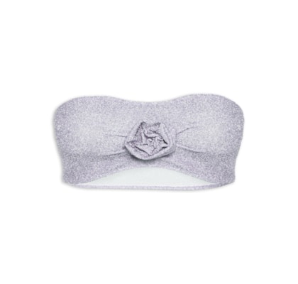 Top Carnaval Em Lurex - Roxo