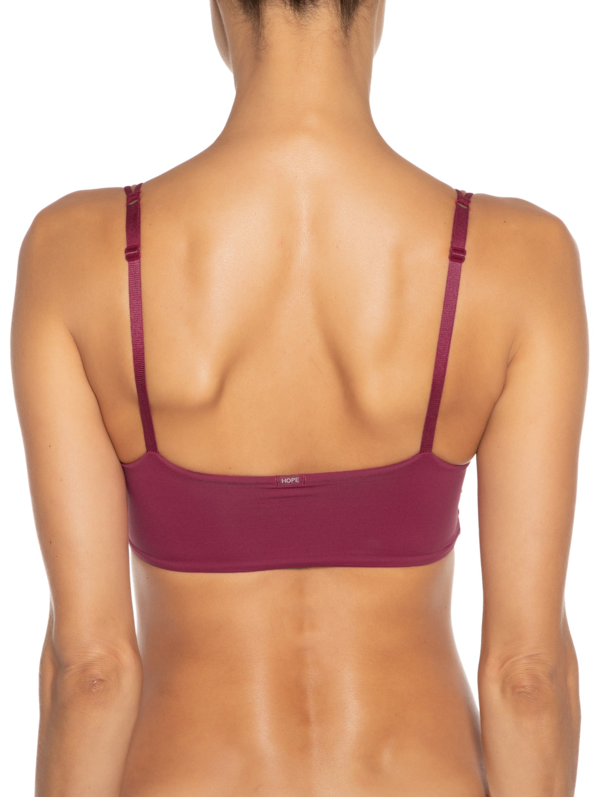 Top Com Bojo Removível Em Microfibra Rosa Hope