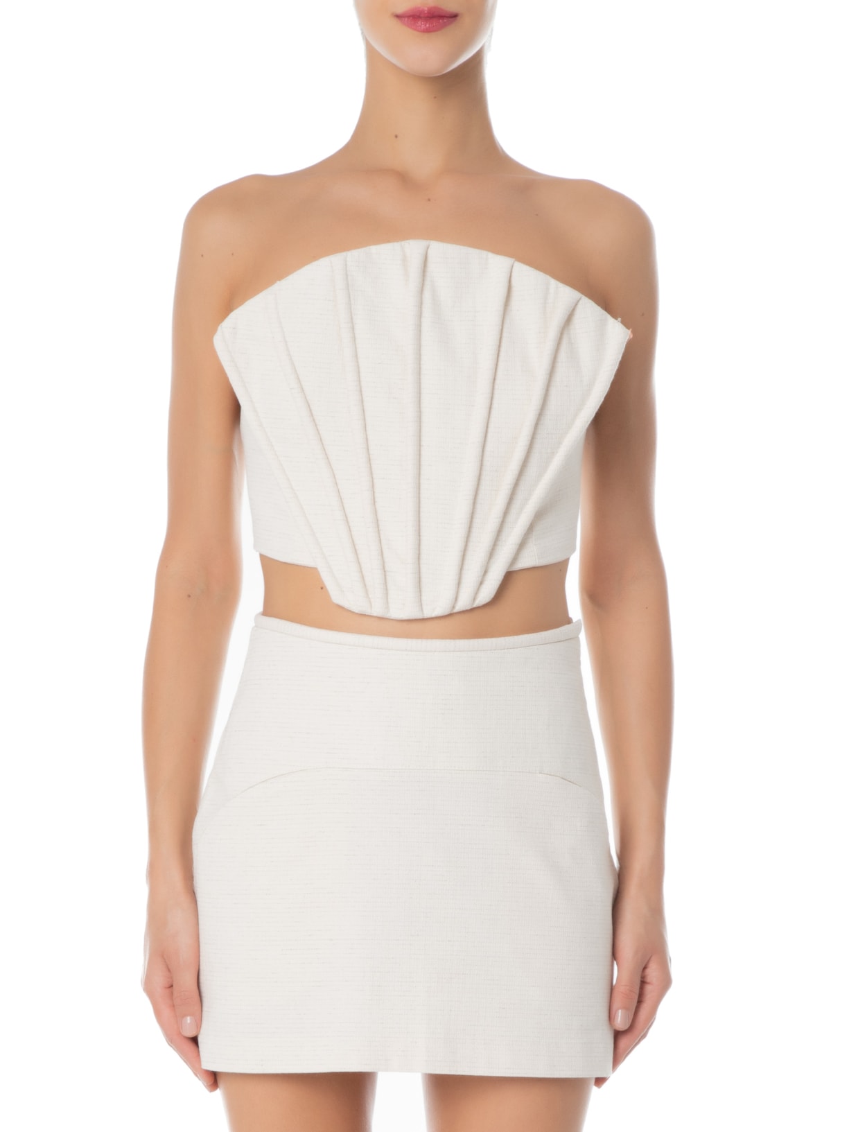 Top Concha Bege Shop2gether + Tissé