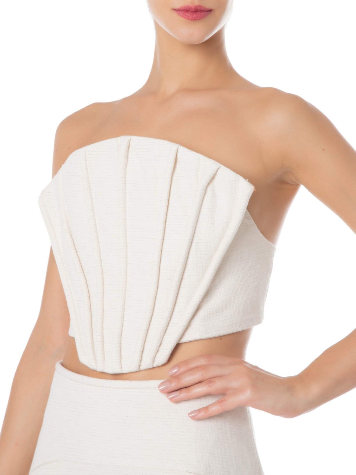 Top Concha Bege Shop2gether + Tissé