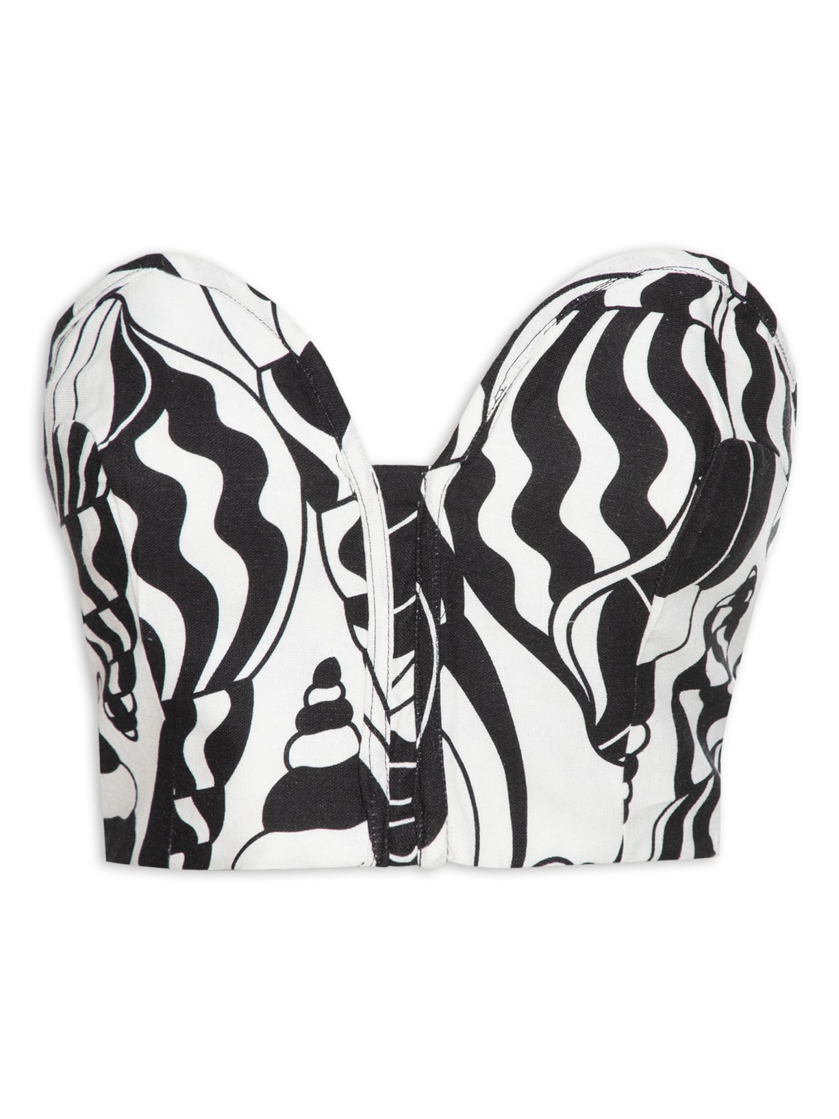 Top Concha Do Mar - Preto