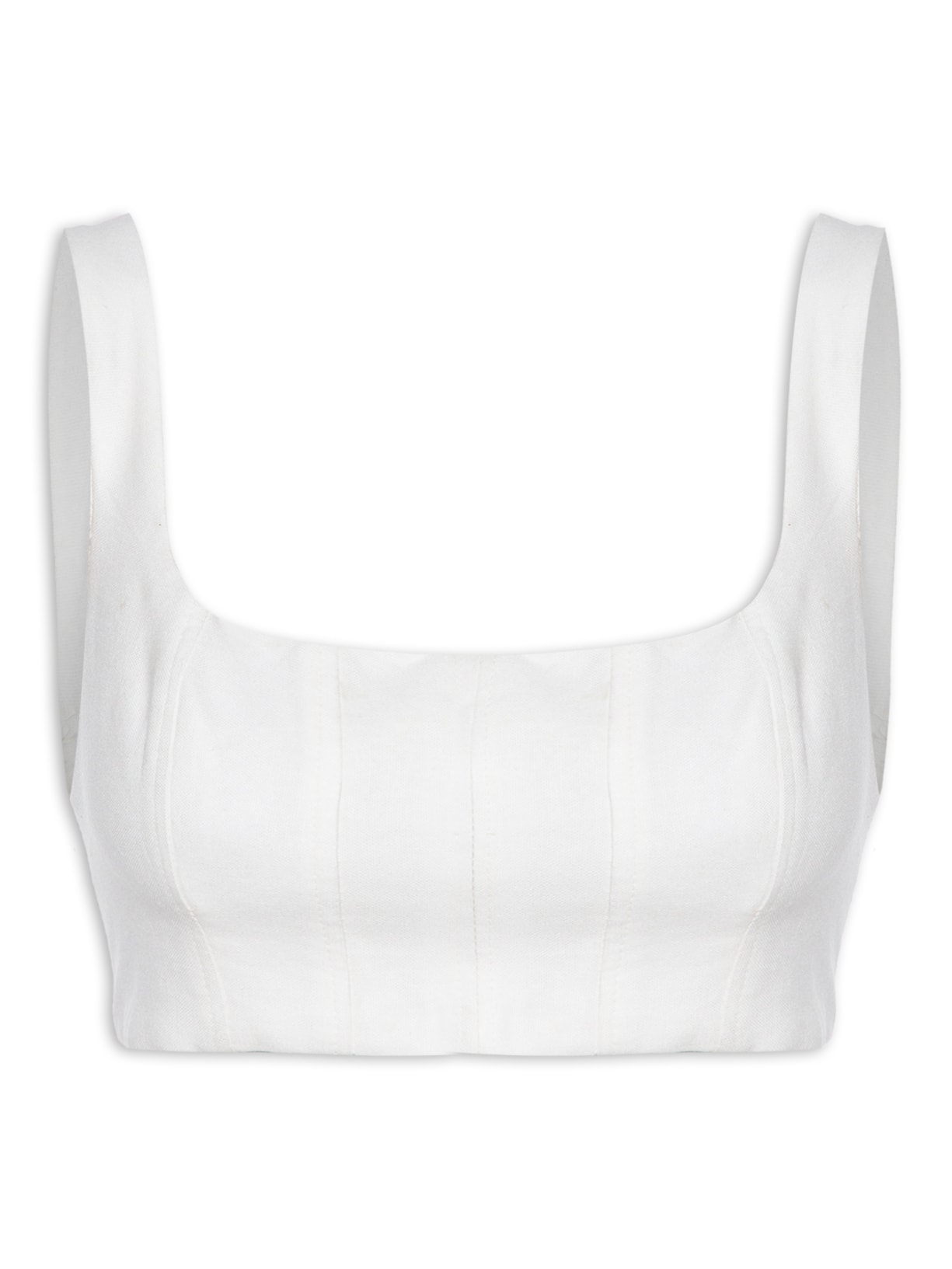 Top Corselet Alças - Branco