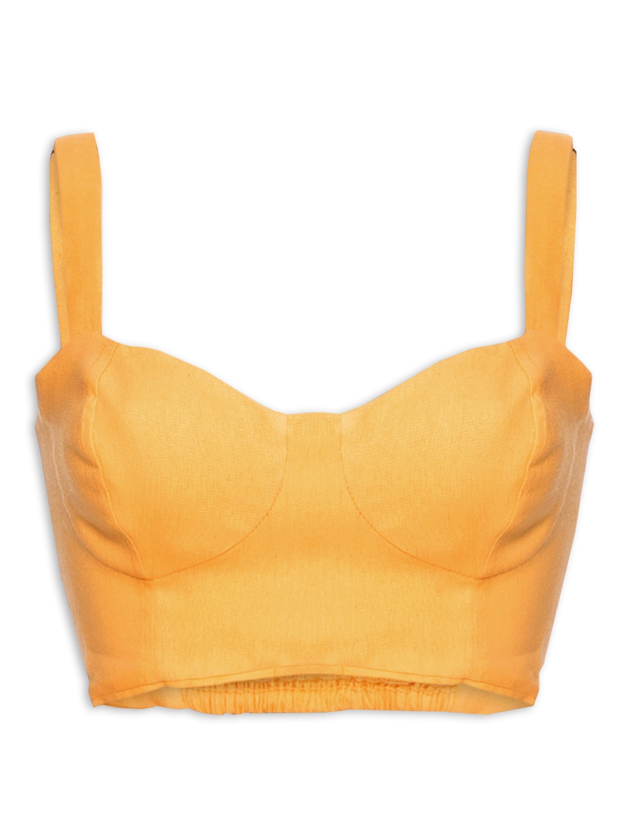 Top Corselet Detalhe - Amarelo