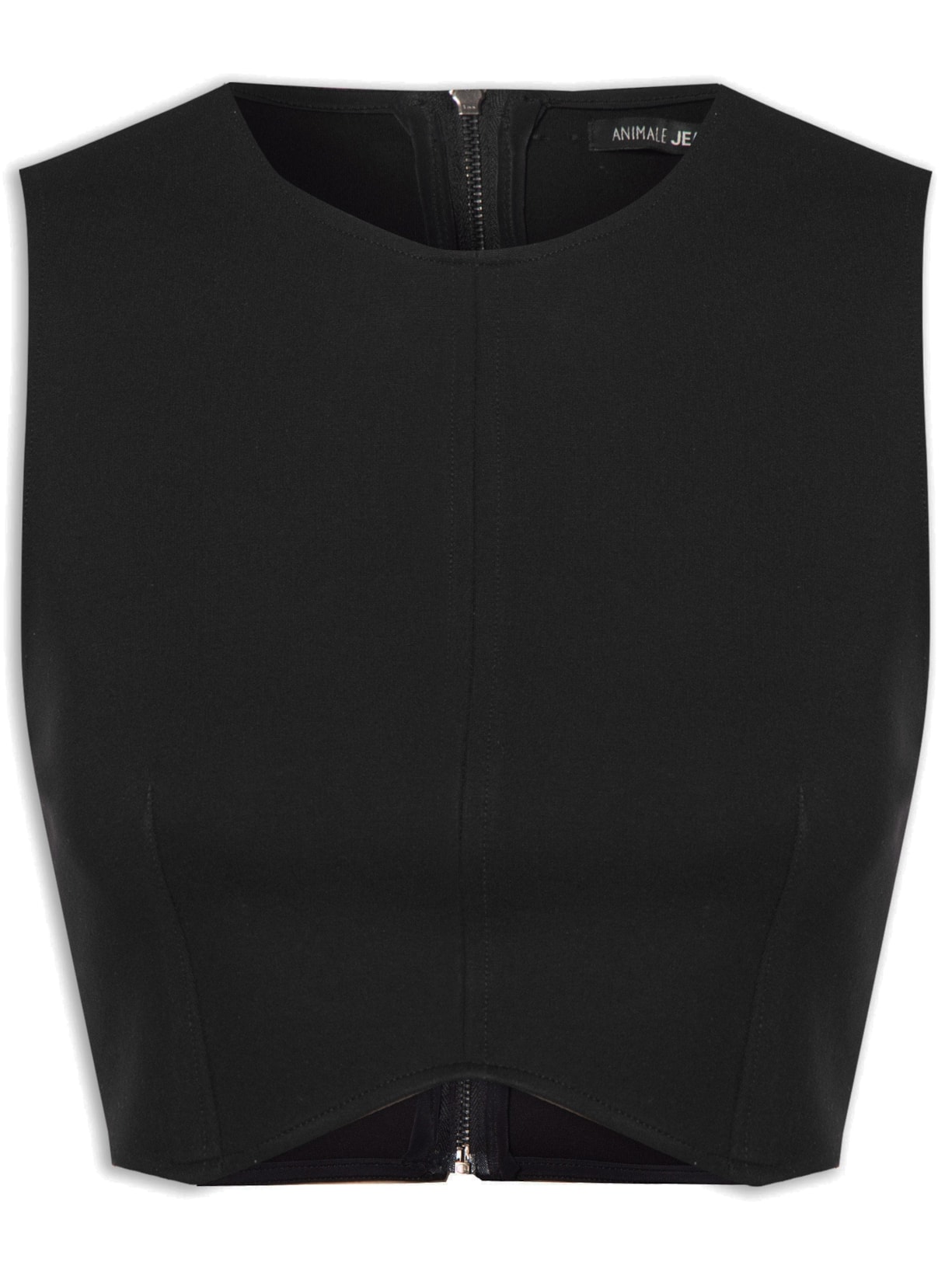 Top Costura Central - Preto