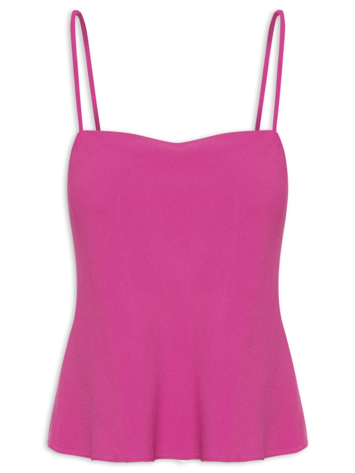 Top Crepe Com Alcinhas - Rosa