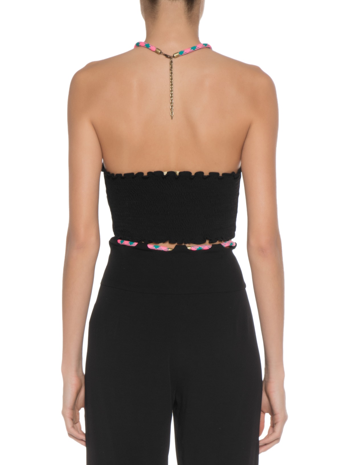 Top Crepe Corda Liz Preto Nk