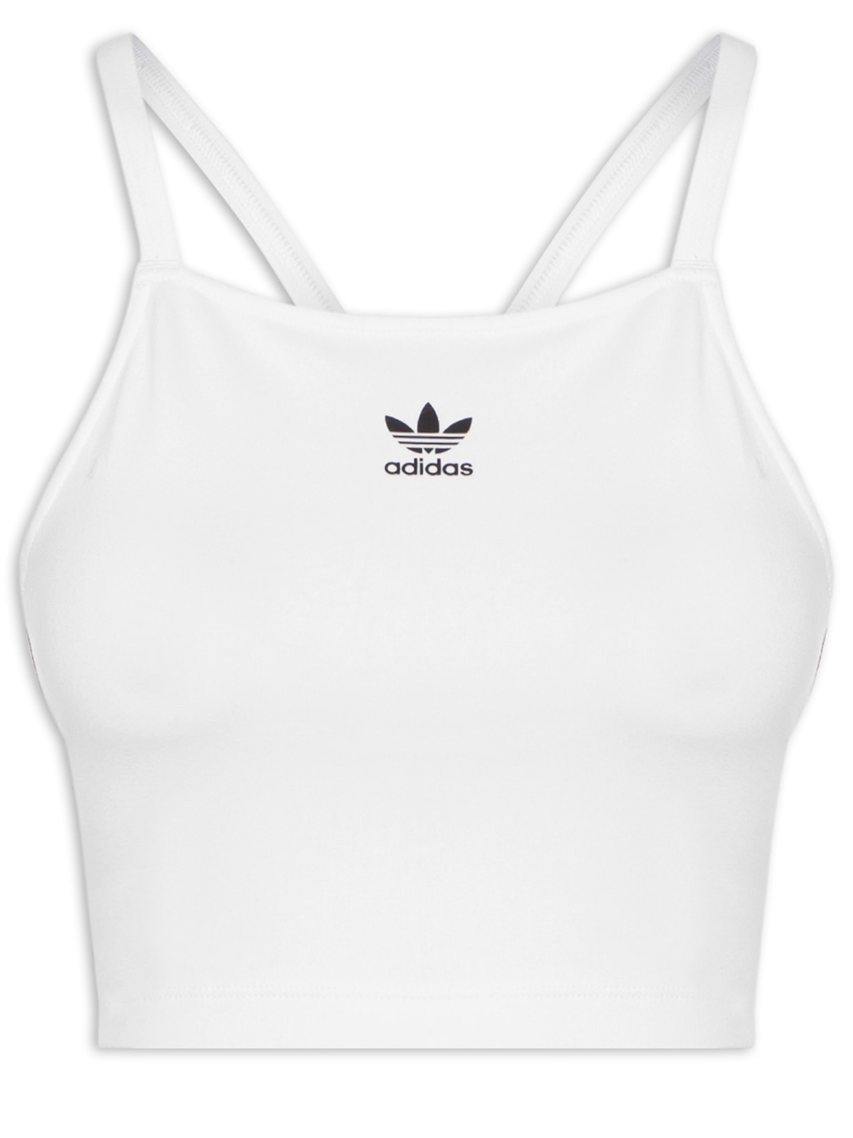 Top Cropped 3 Stripes - Branco