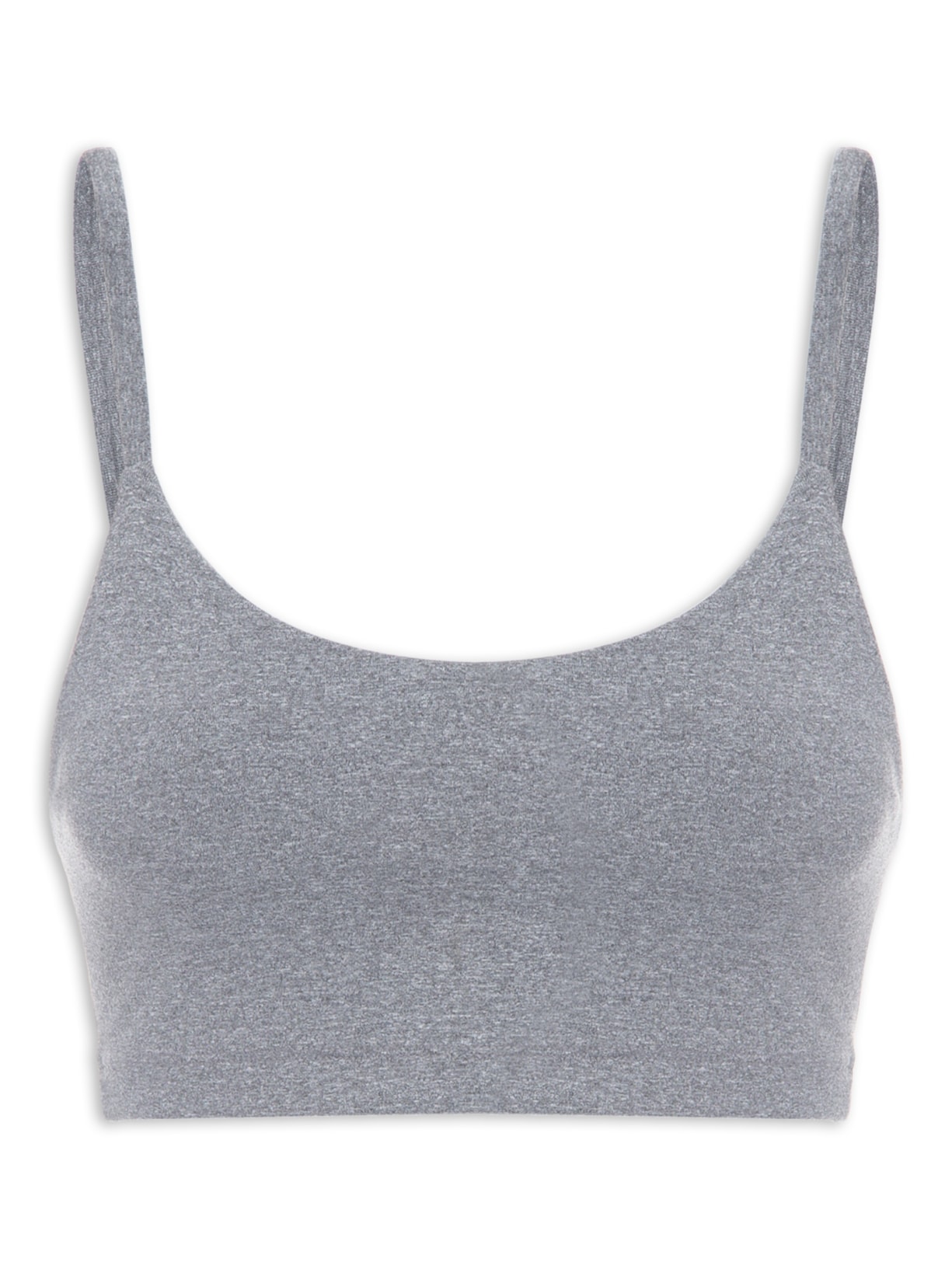 Top Cropped Alça Fina Bio Luiza - Cinza