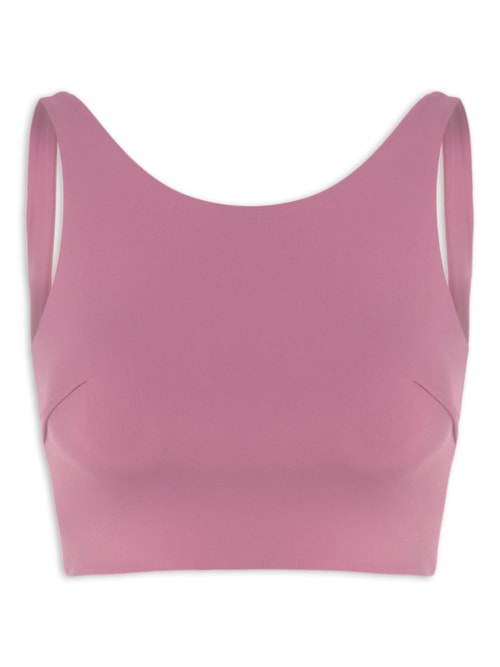 Top Cropped Aura - Rosa