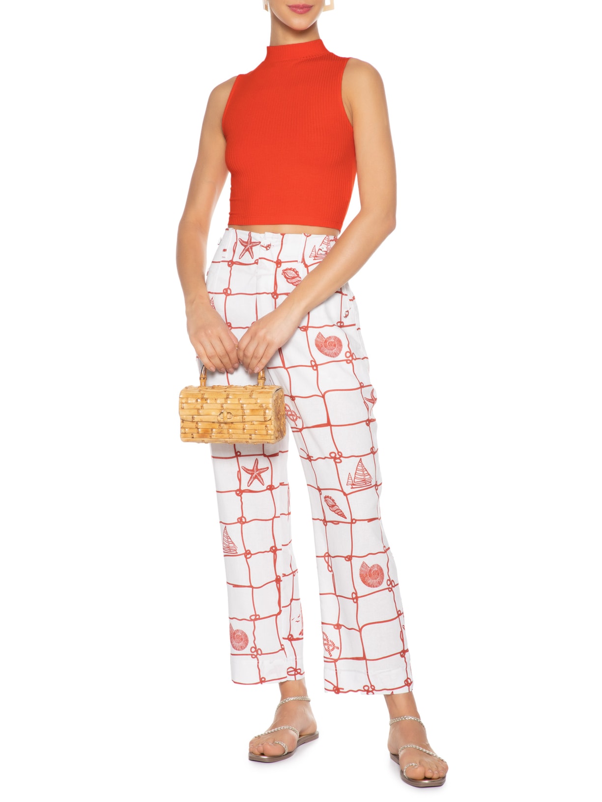 Top Cropped Básico Vermelho Dress To