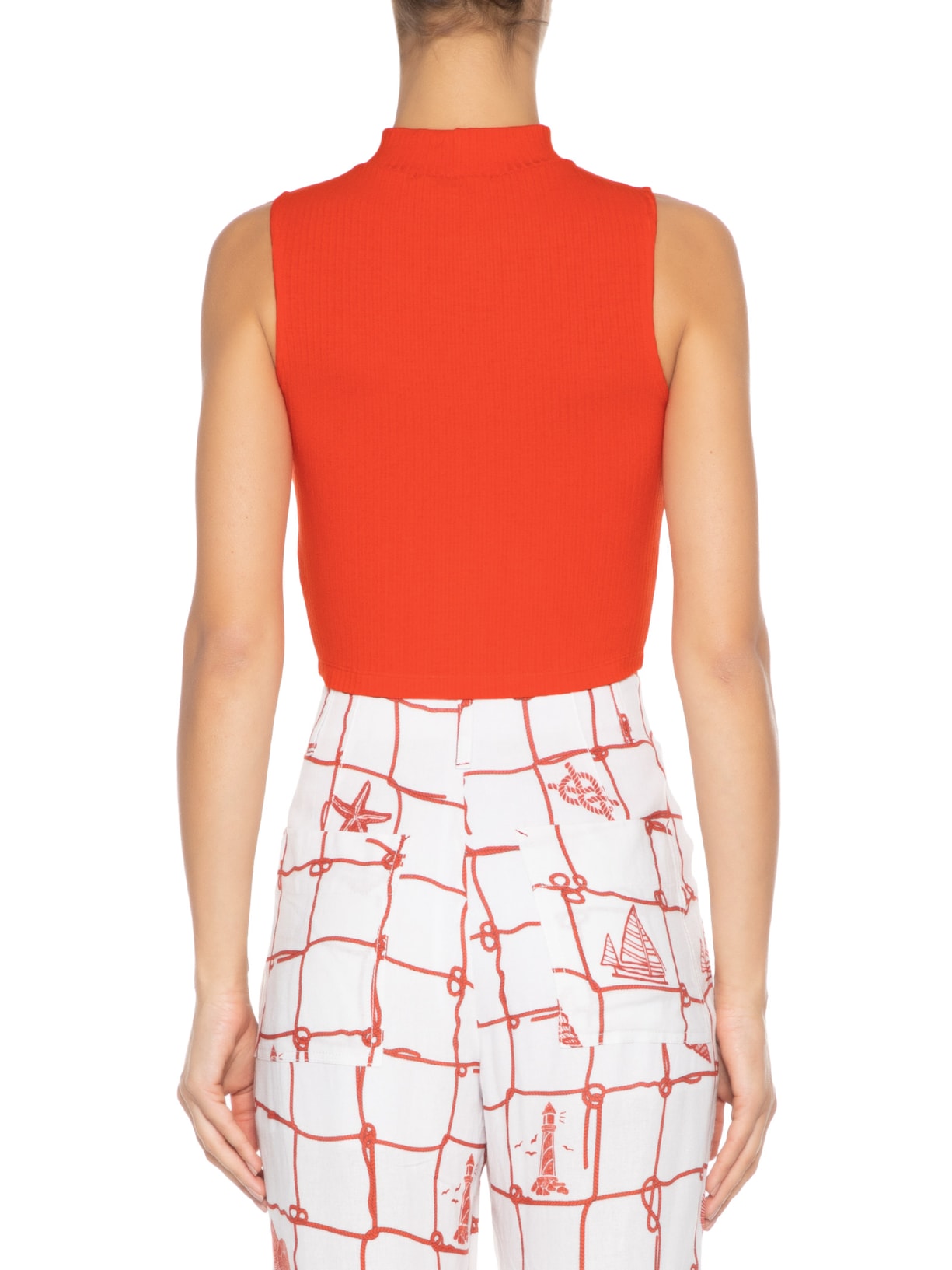 Top Cropped Básico Vermelho Dress To