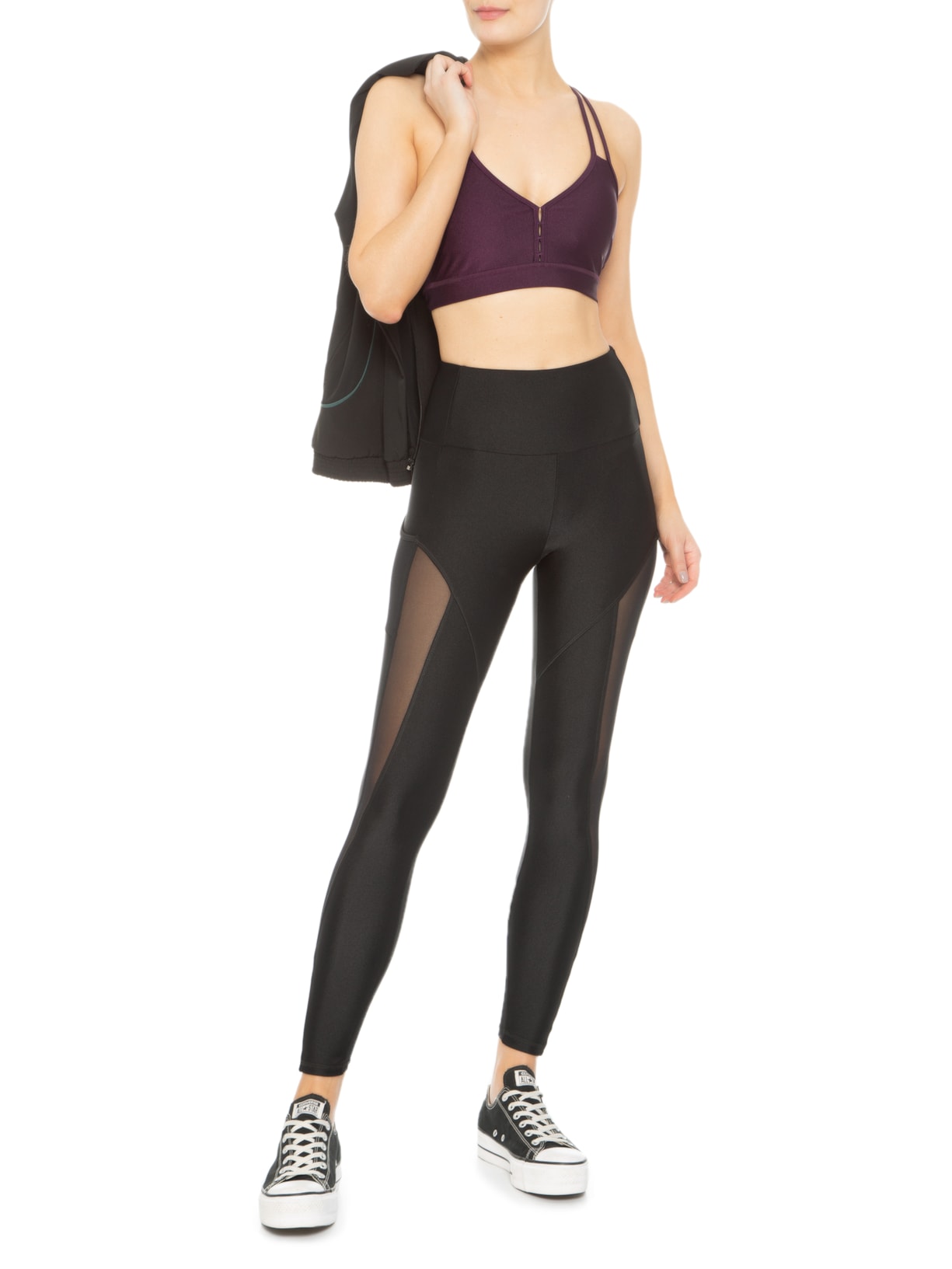 Top Cropped Carolina Roxo We Fit