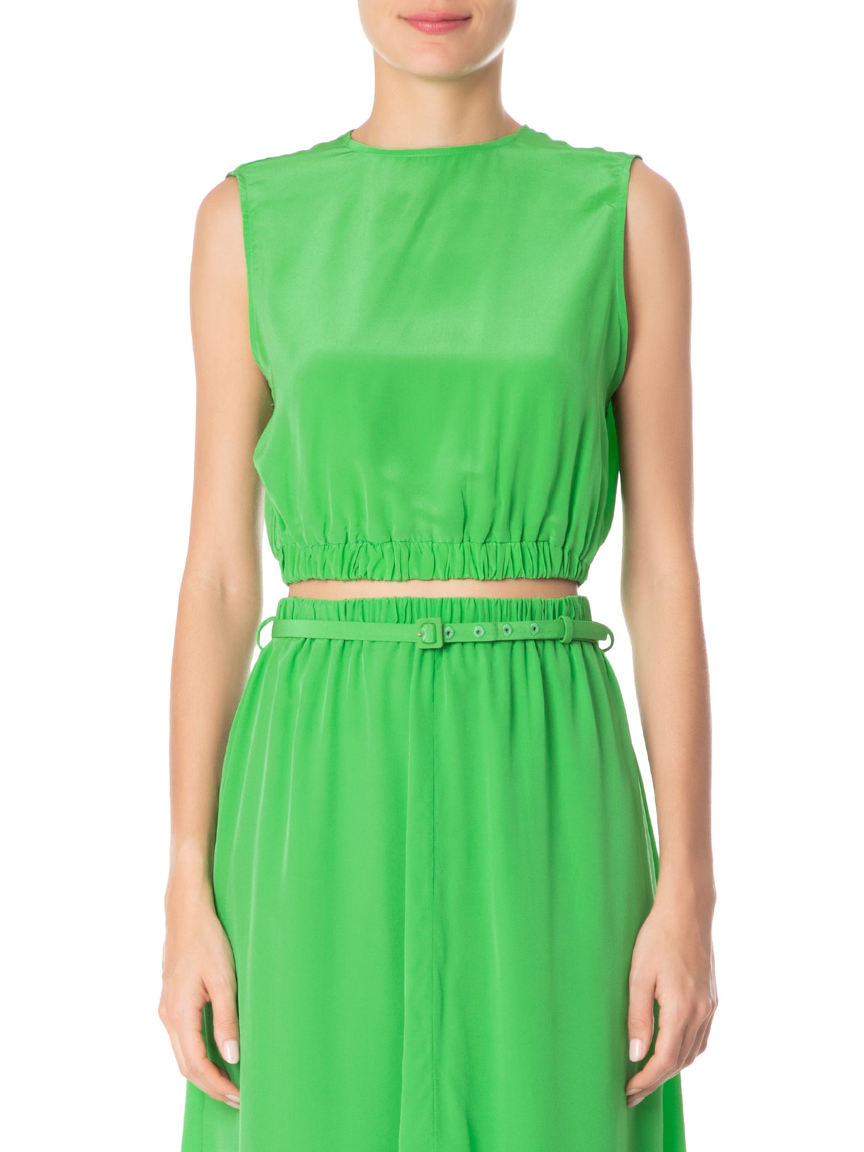 Top Cropped Cayenne Clássico Verde Animale