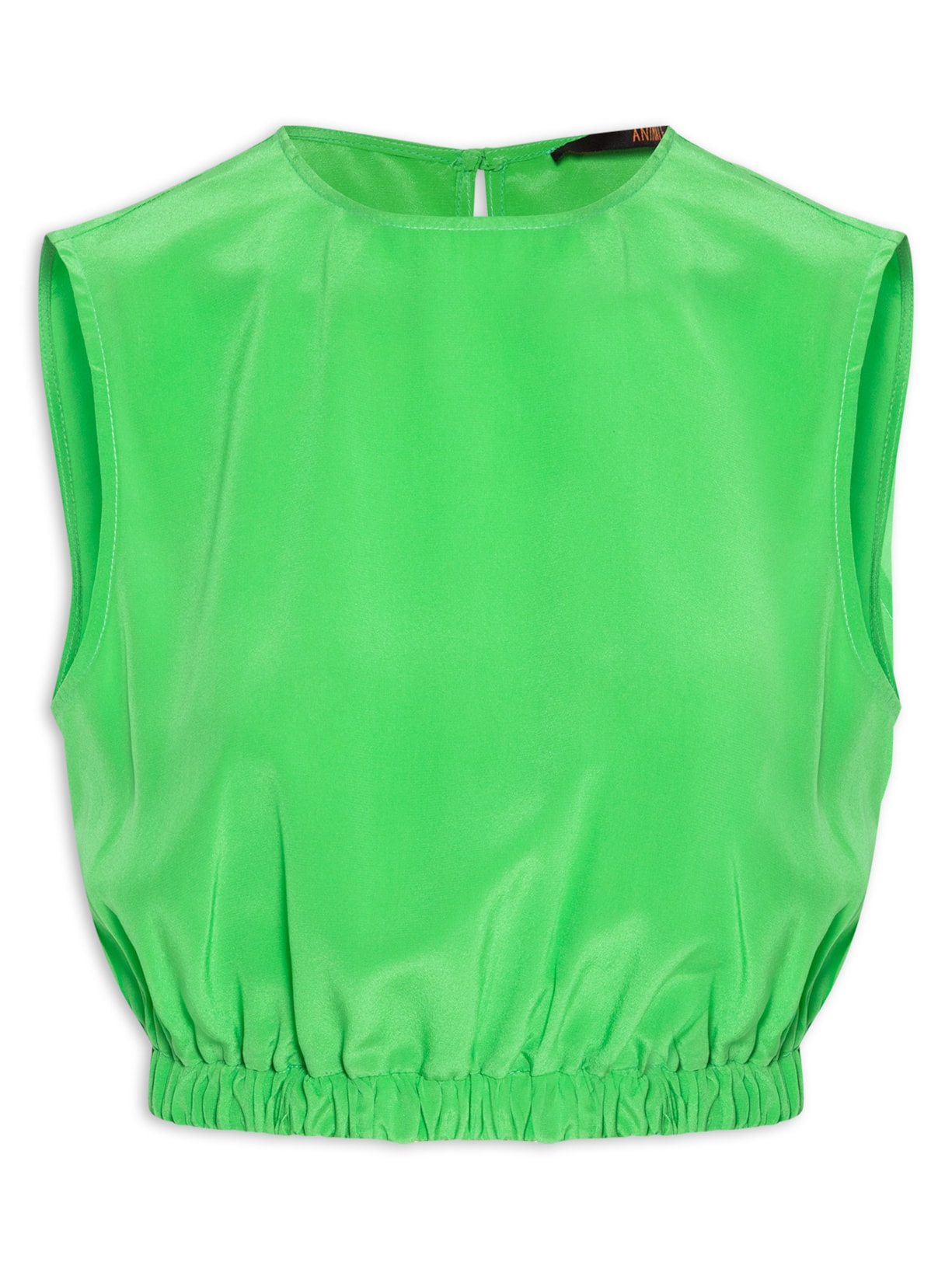 Top Cropped Cayenne Clássico Verde Animale