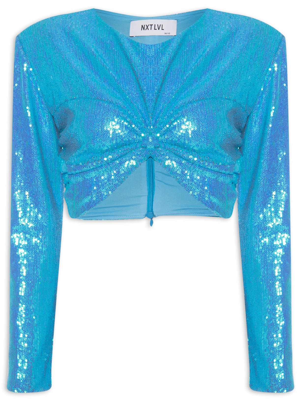 Top Cropped Ellis - Azul