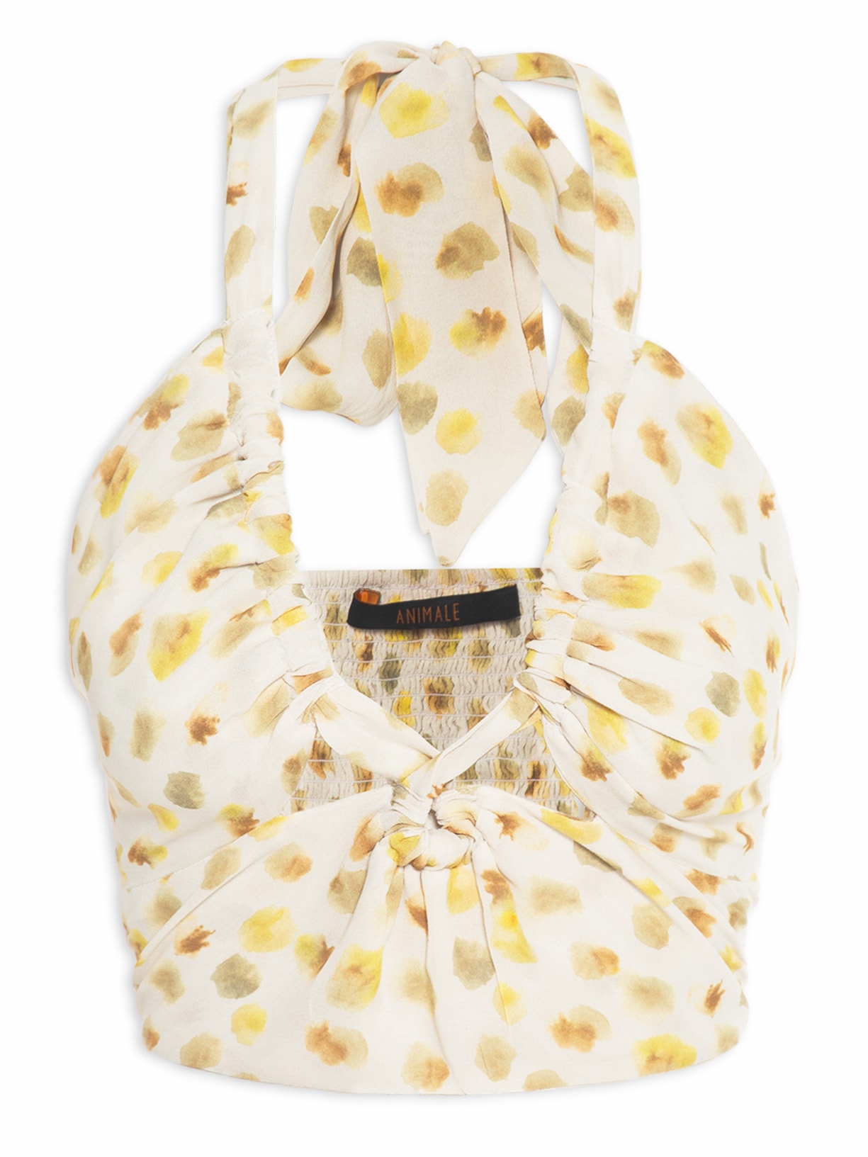 Top Cropped Franzido Pois - Off White