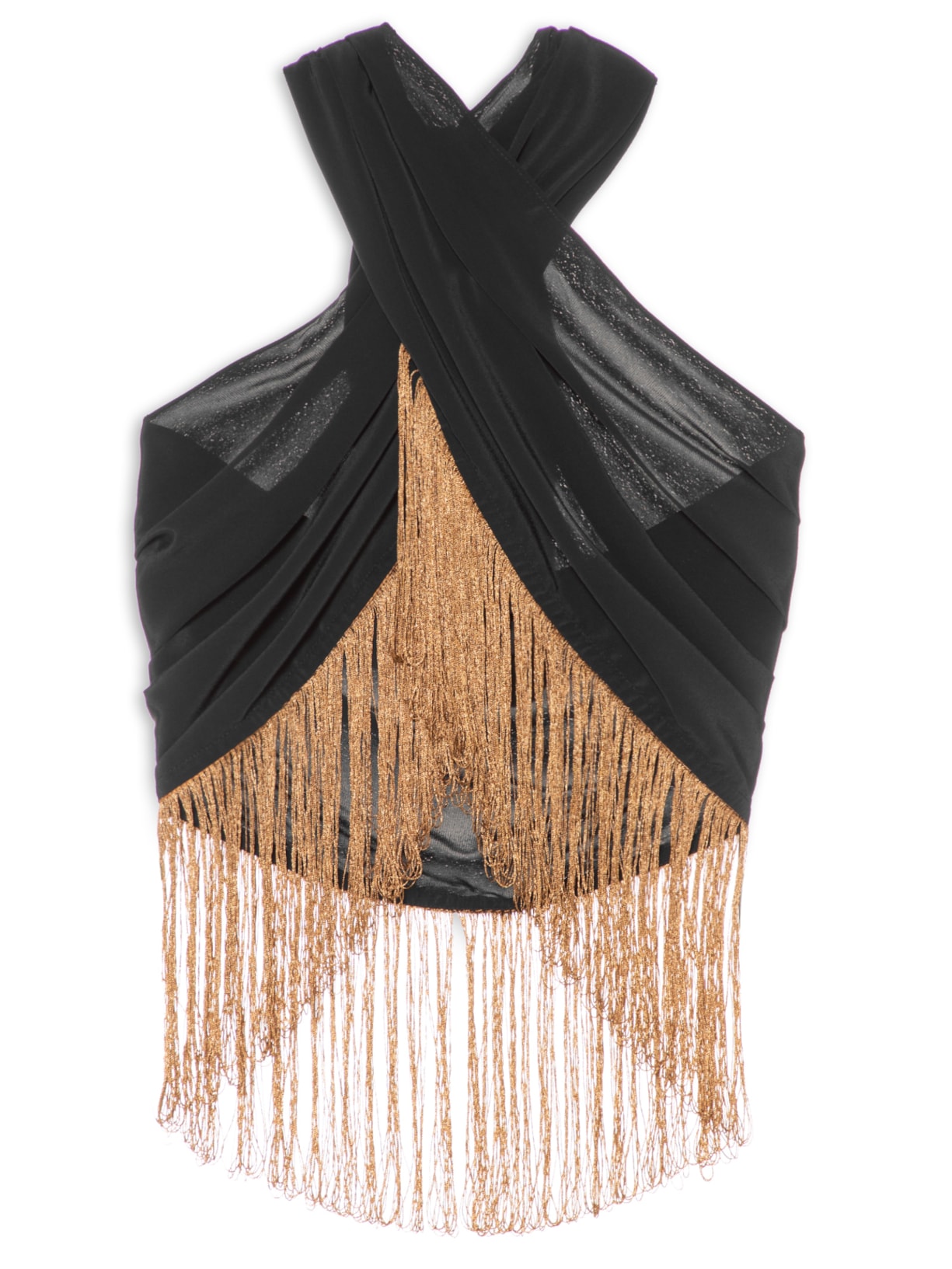 Top Cropped Odeon - Preto