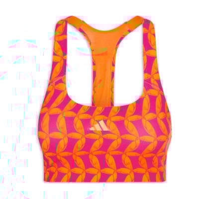 Top Cropped Suporte Médio - Laranja 