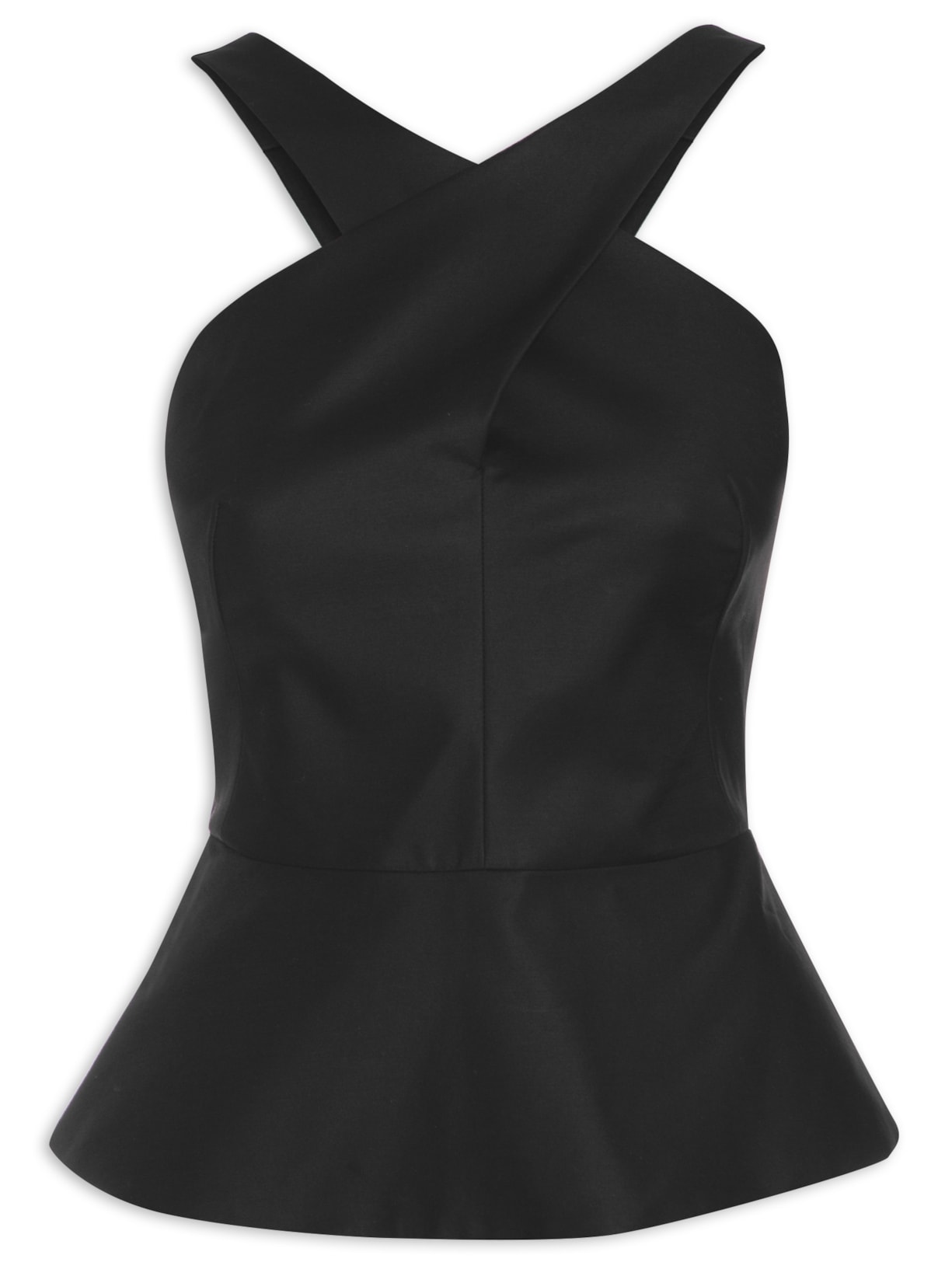 Top Cruzado Brsque - Preto