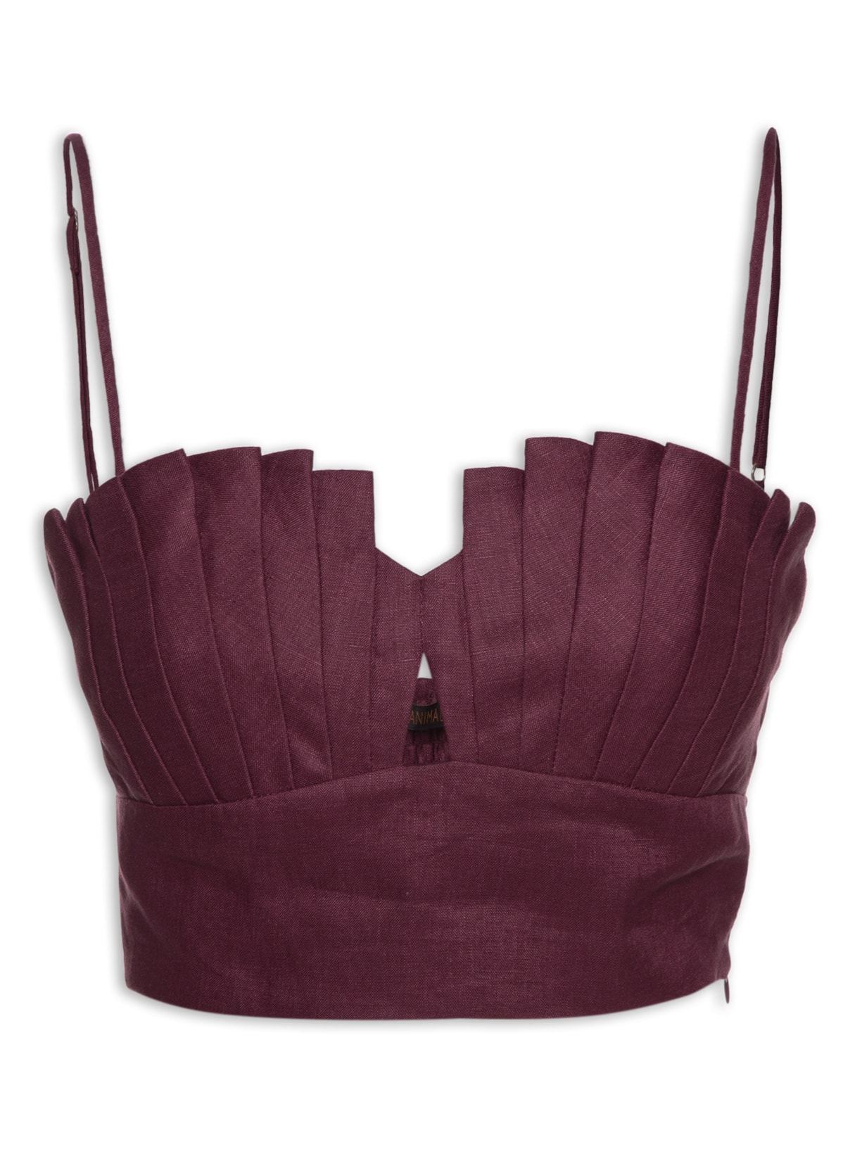 Top Curto Concha - Vinho