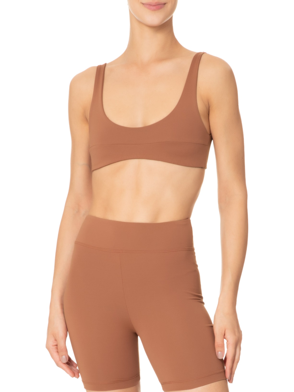 Top Curva Marrom Inhale