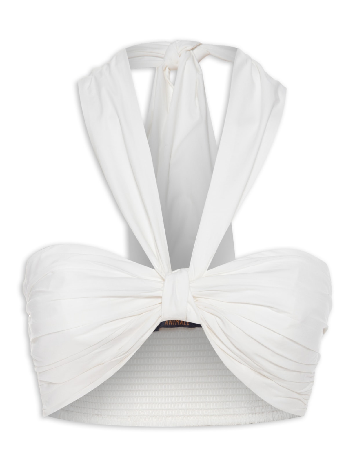 Top De Algodão Amarração - Branco