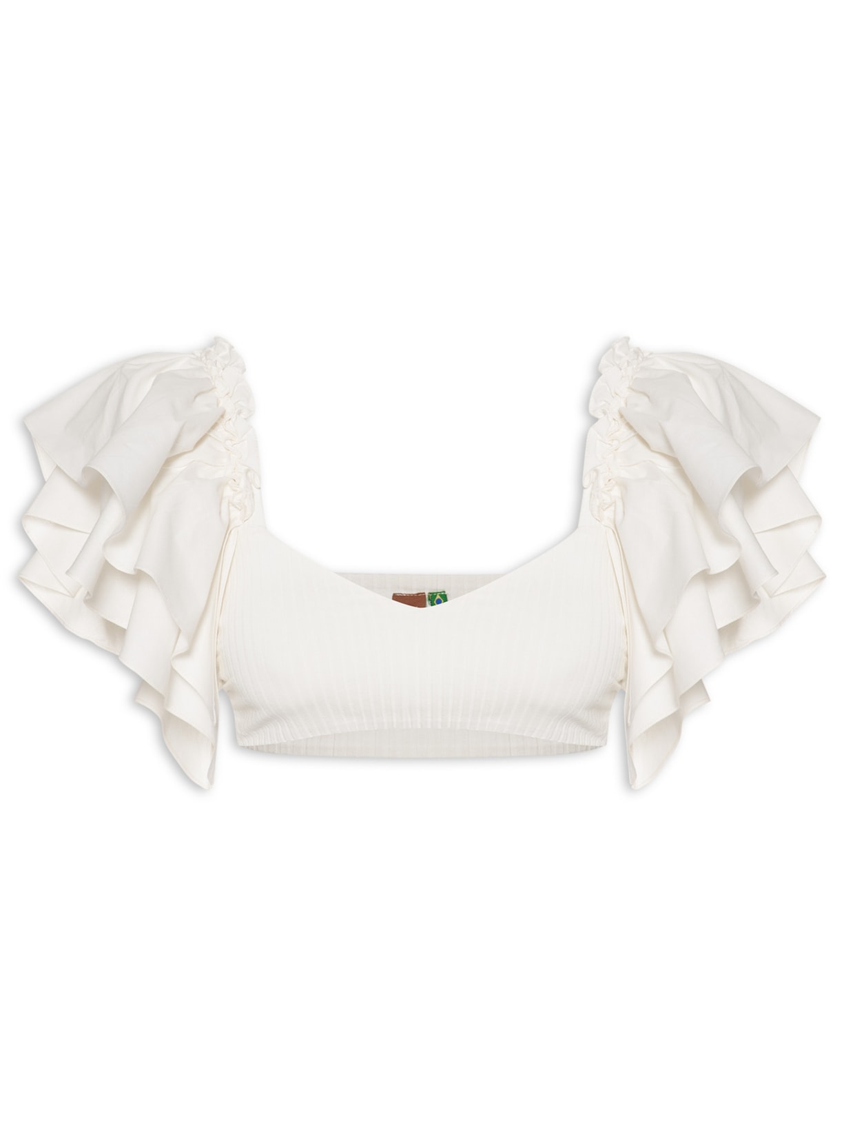 Top De Babados - Off White