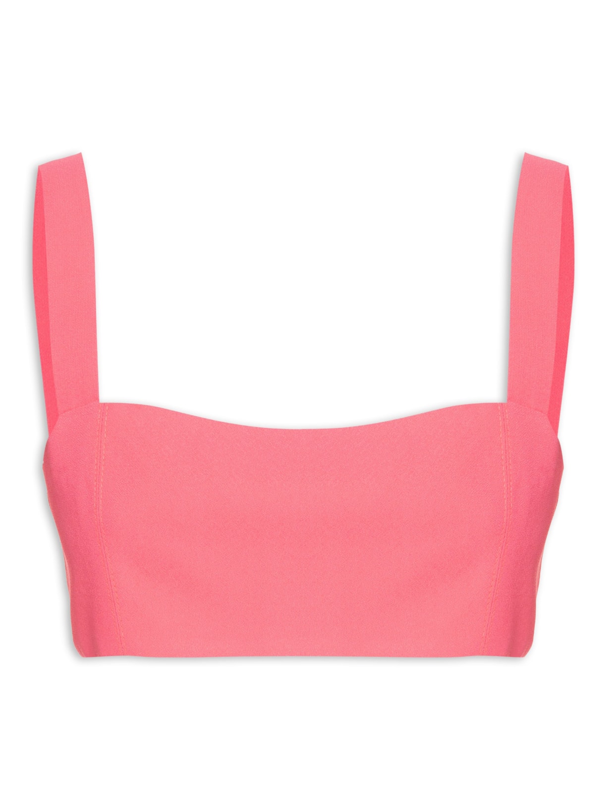 Top De Crepe Dupla Face - Rosa