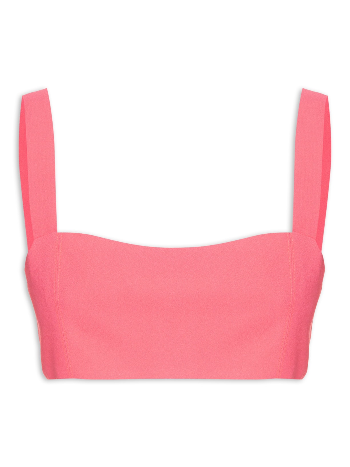 Top De Crepe Dupla Face - Rosa