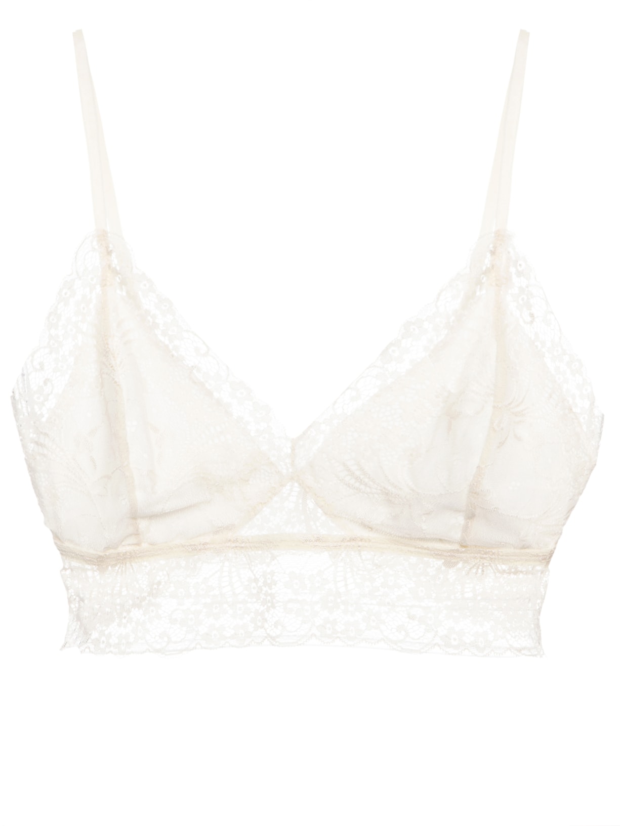 Top De Renda Alcinha - Off White