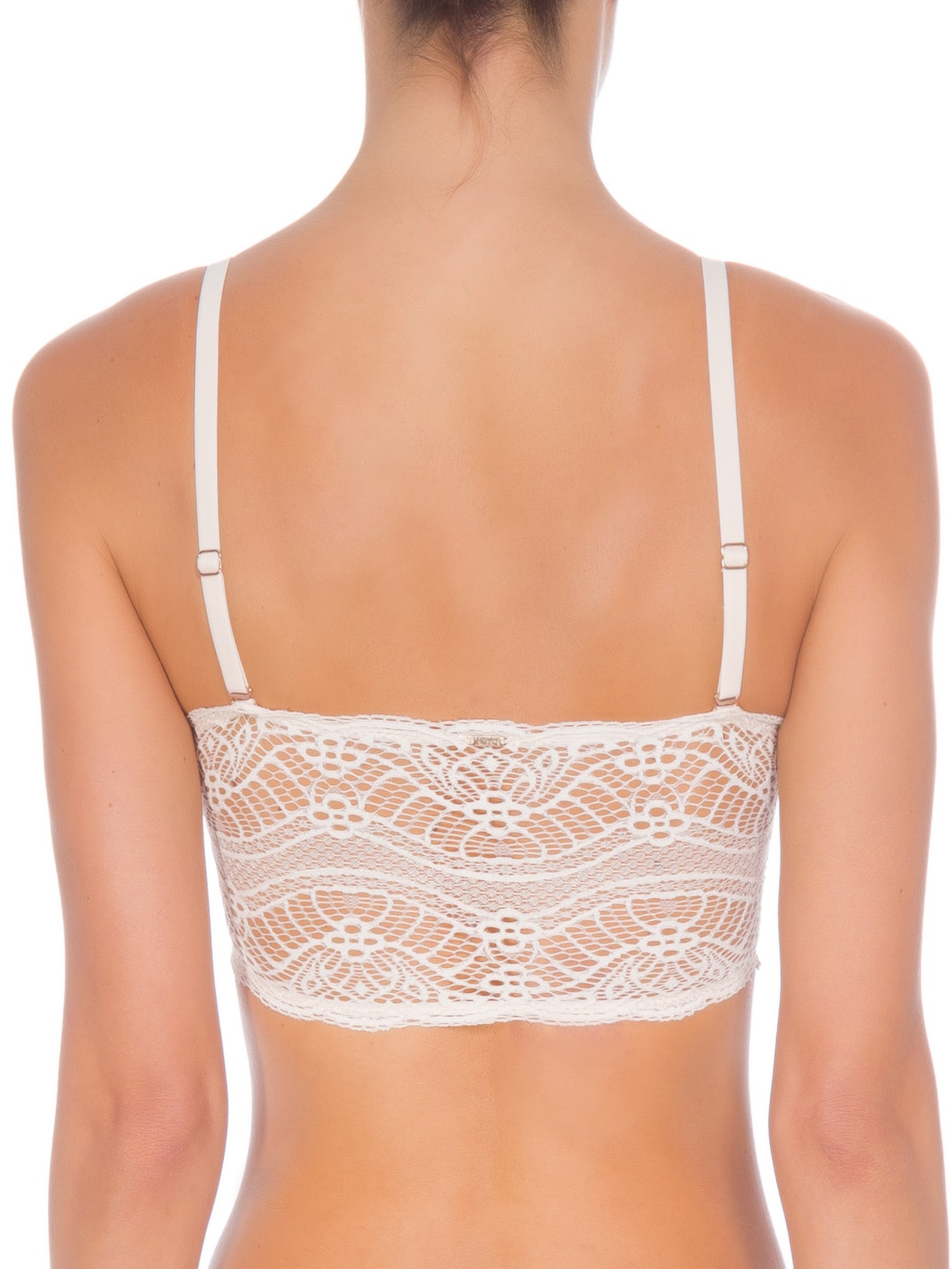 Top De Renda Bege Valisere