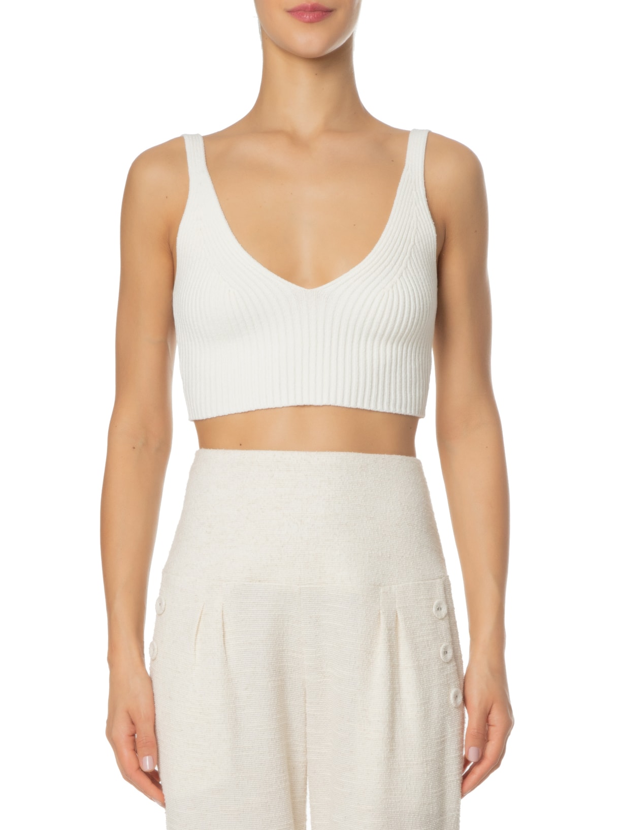Top De Tricot Off White Anselmi