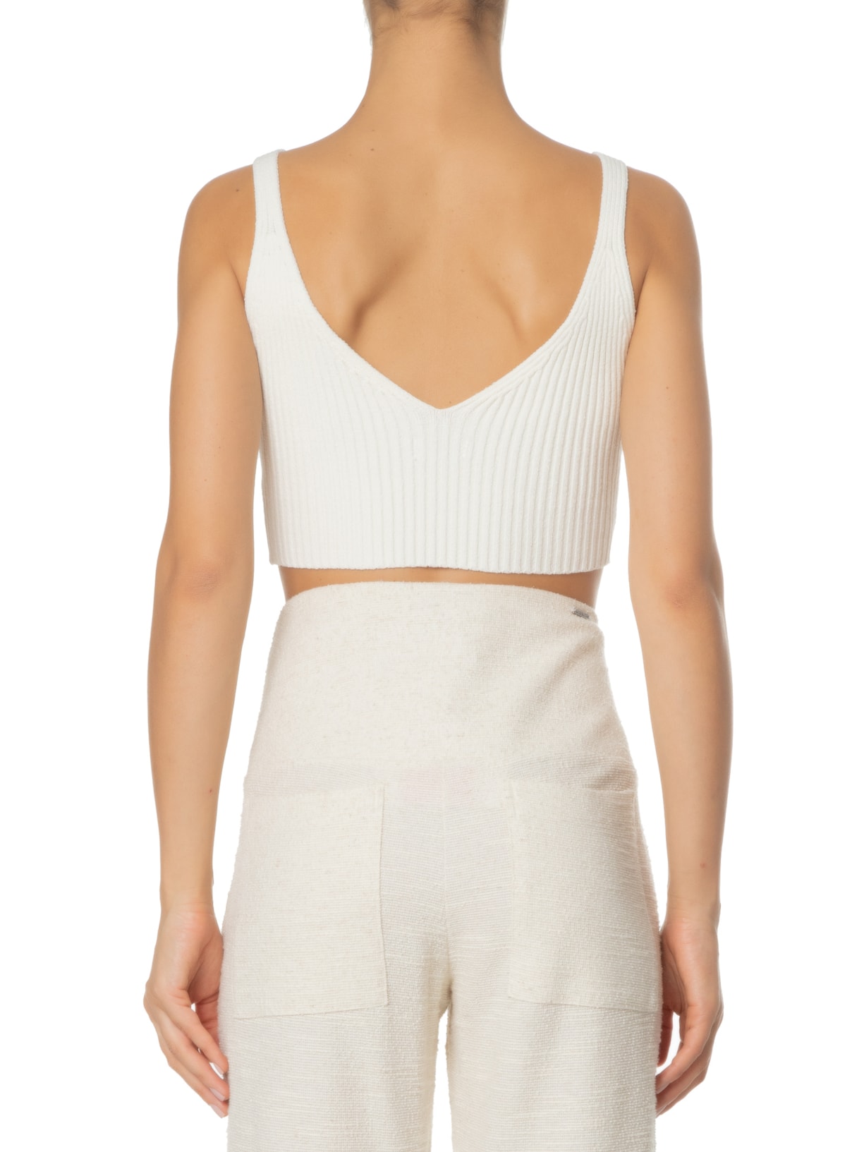 Top De Tricot Off White Anselmi