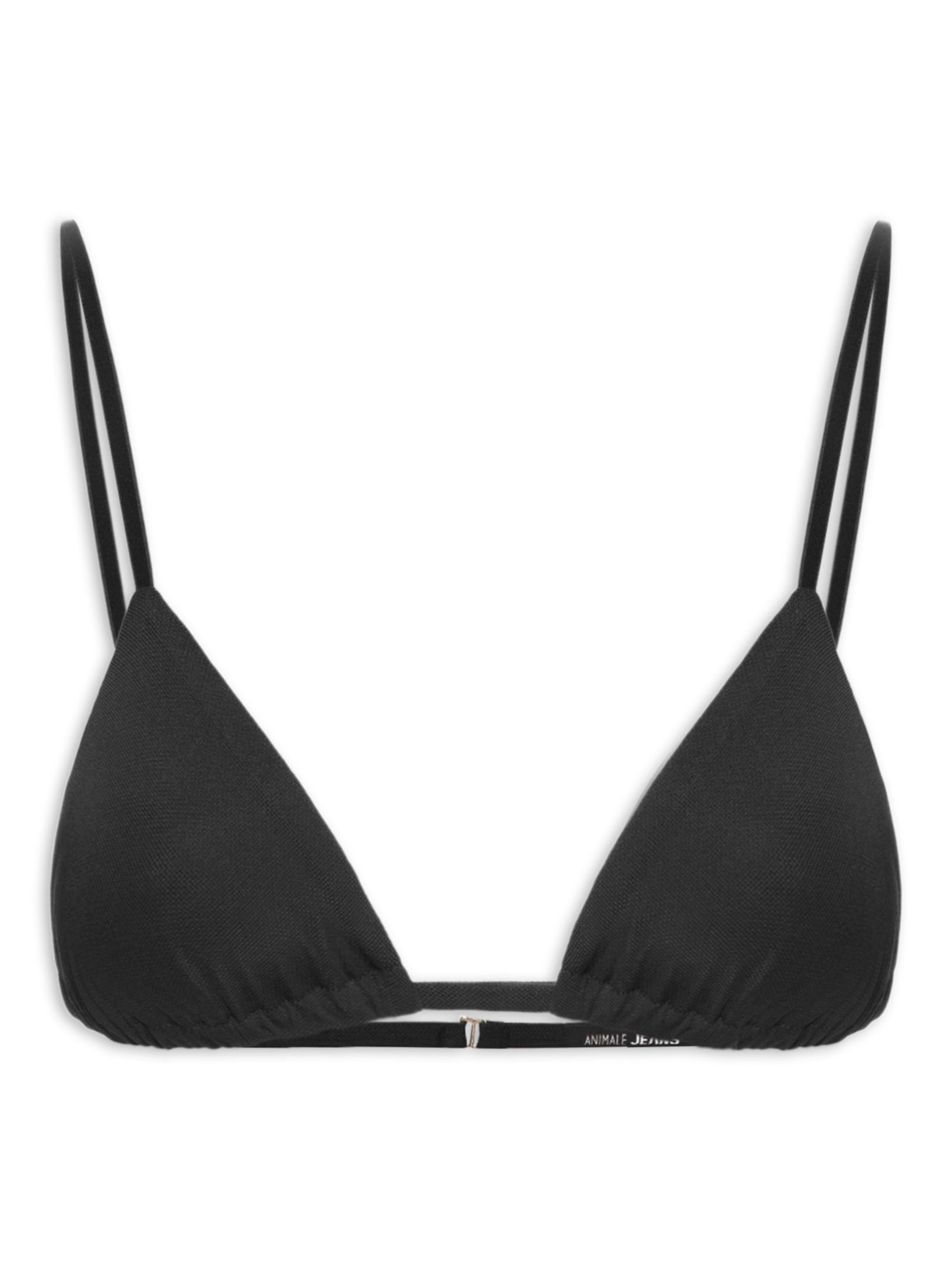 Top De Tule Com Forro Preto Animale Jeans