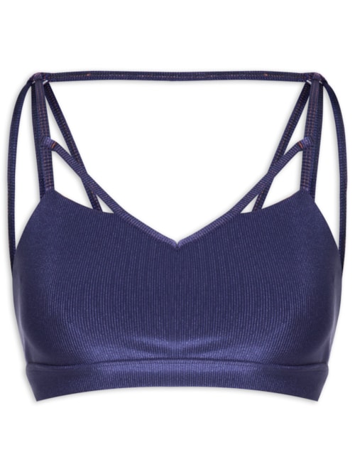 Top Denim - Azul
