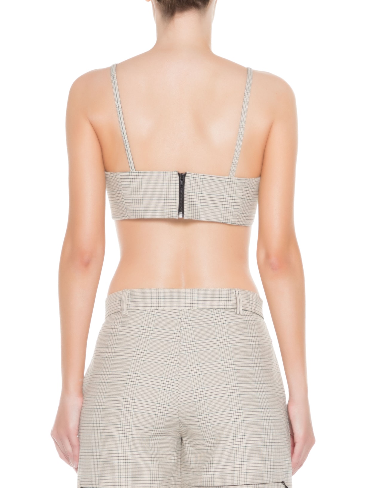 Top Denver Xadrez Bege Z.vitor