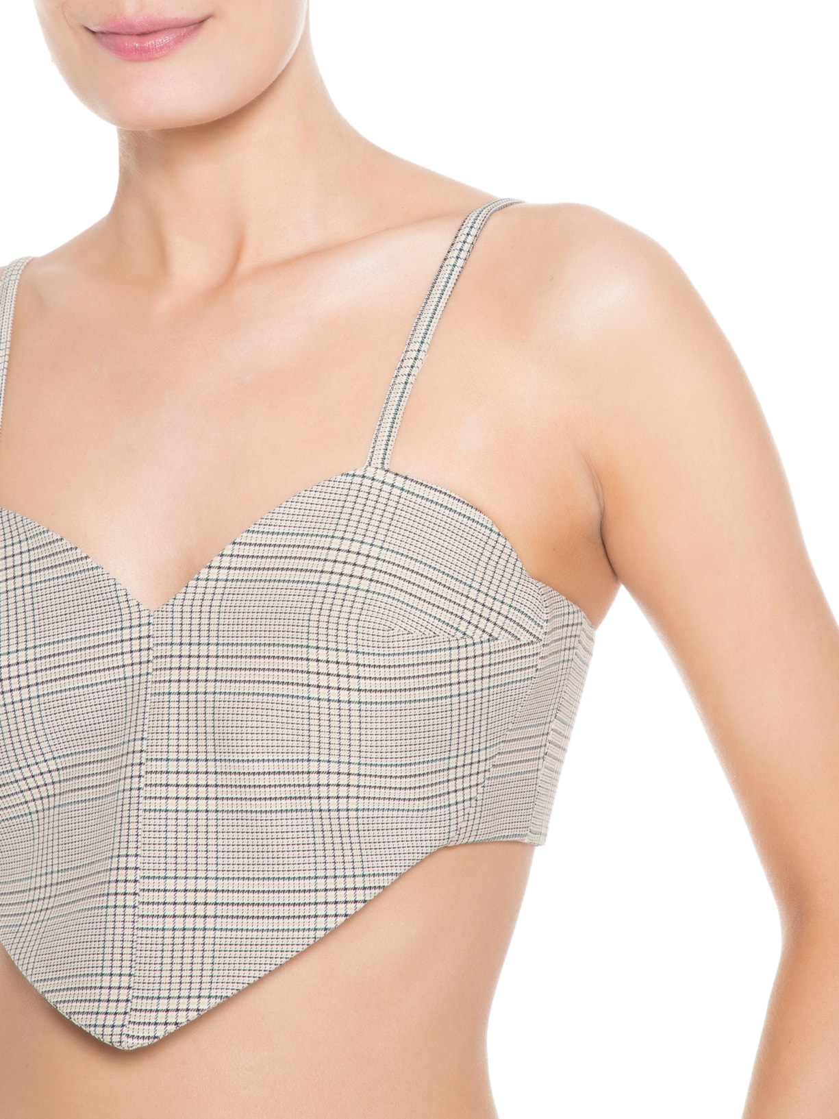 Top Denver Xadrez Bege Z.vitor