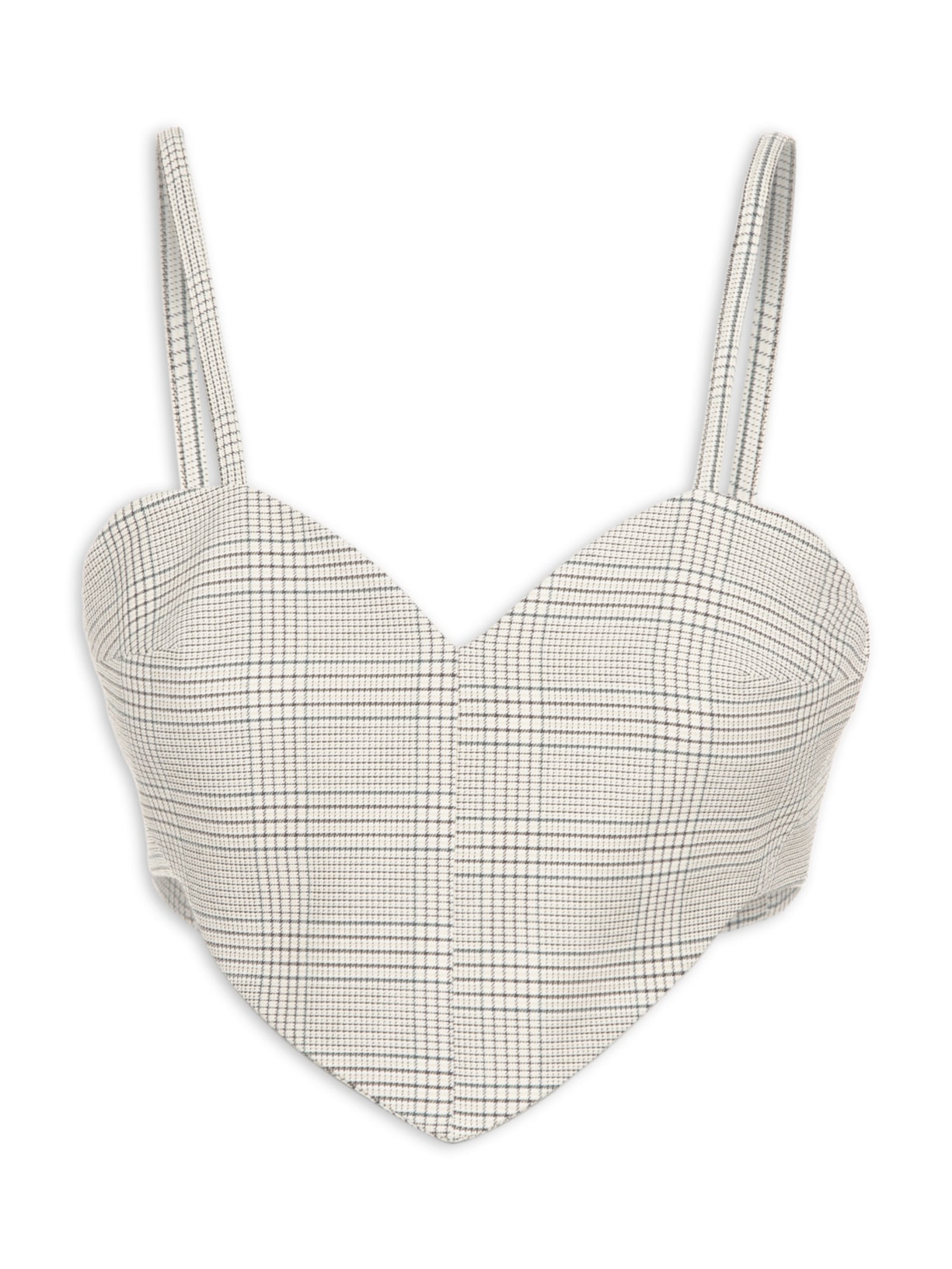 Top Denver Xadrez - Bege