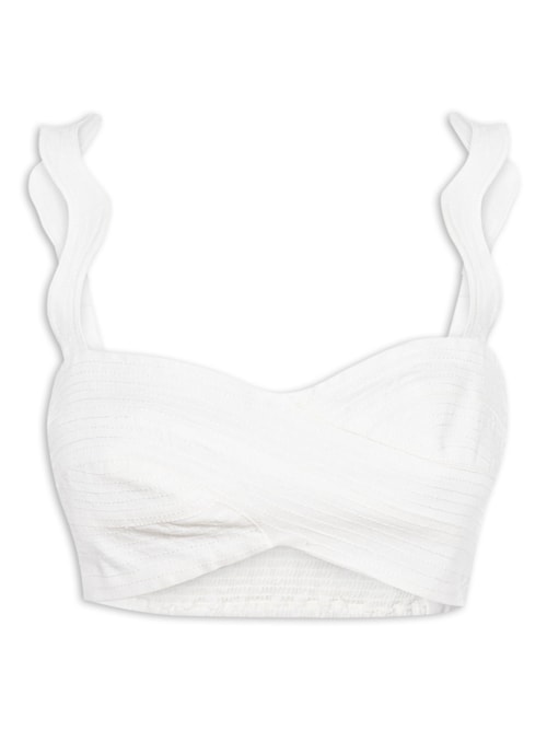 Top Detalhe Alça - Branco
