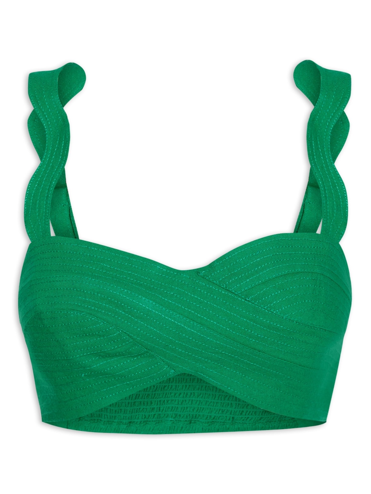 Top Detalhe Alça - Verde