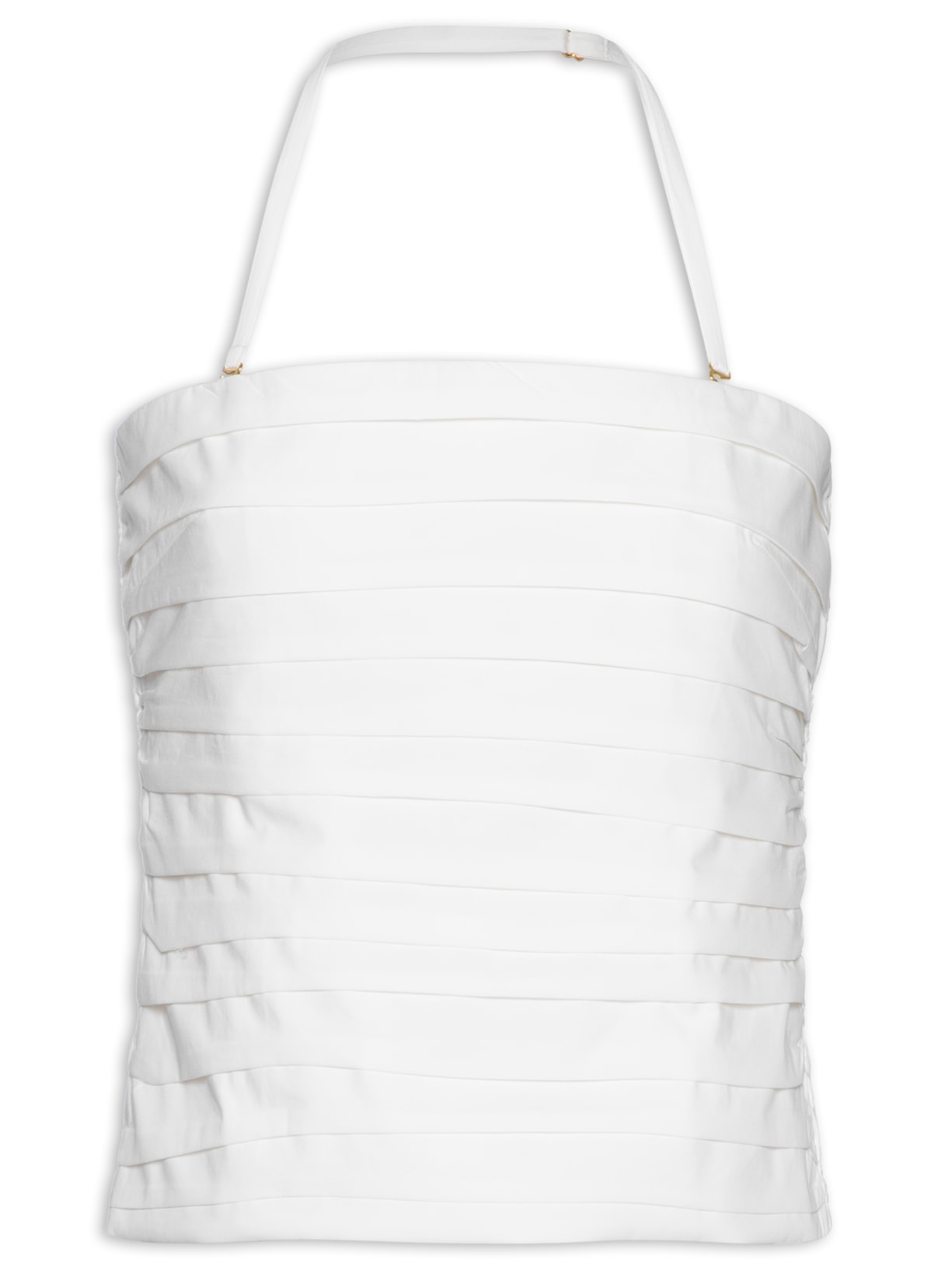 Top Drapeado - Branco