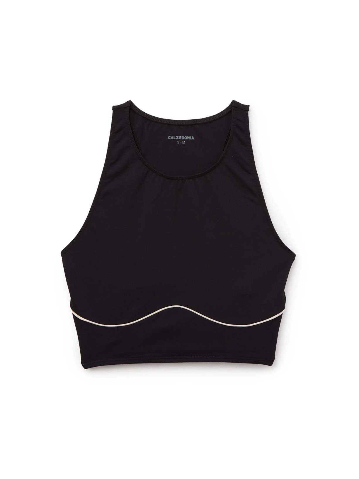 Top Efeito Debrum Soft Touch Preto Calzedonia