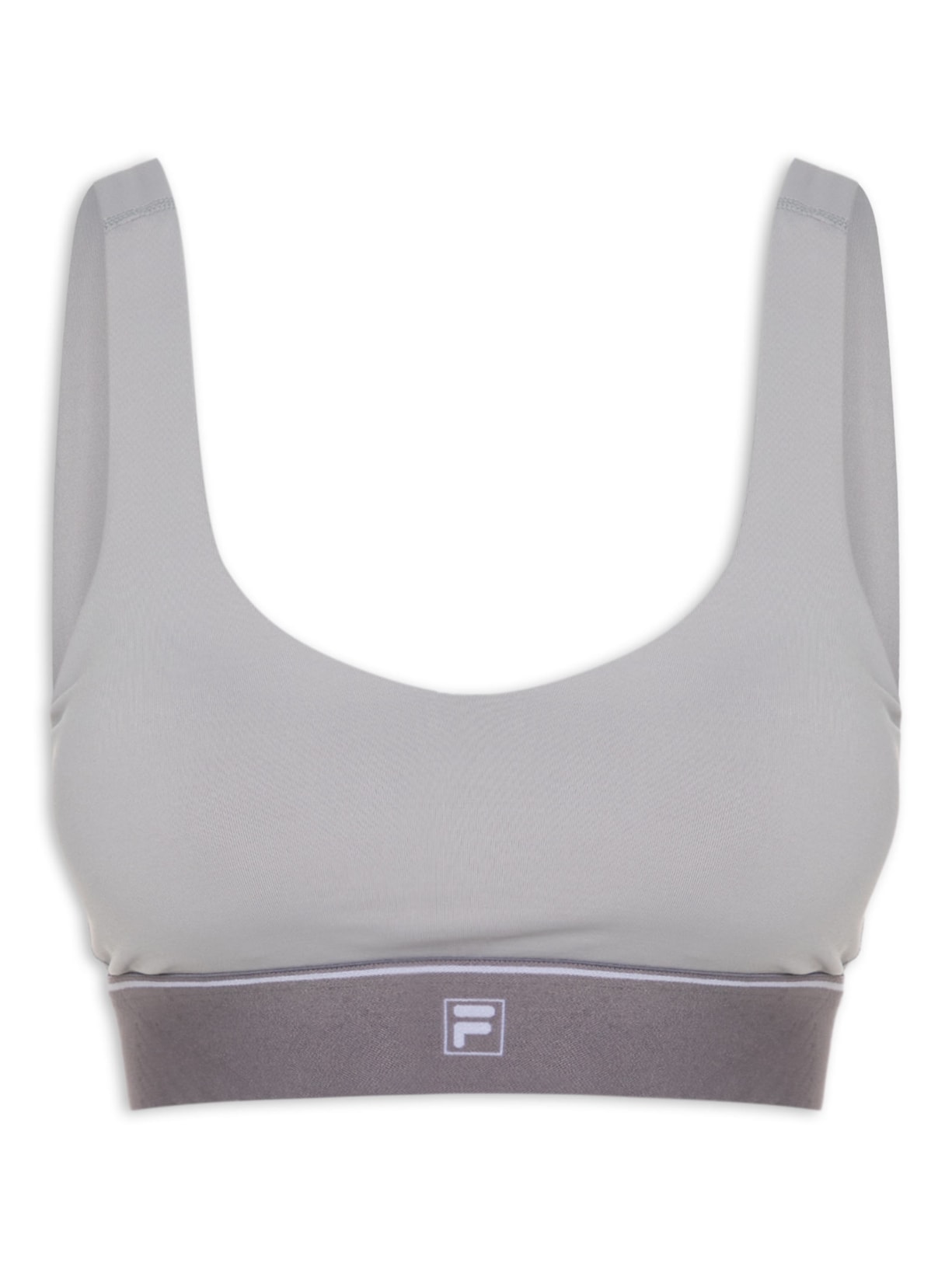 Top Elastic One Cinza Fila