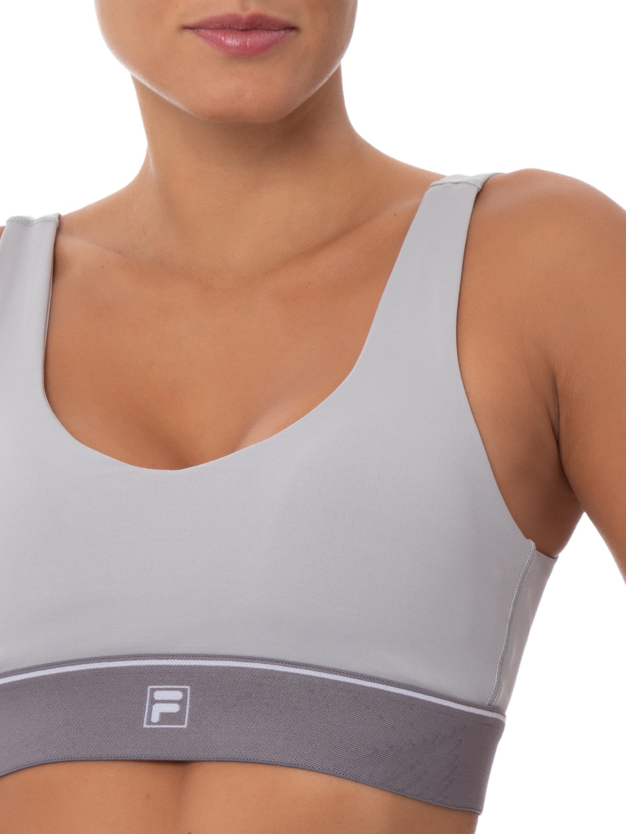 Top Elastic One Cinza Fila