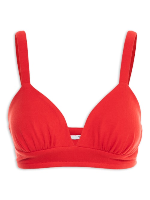 Top Em Malha Estruturada - Vermelho
