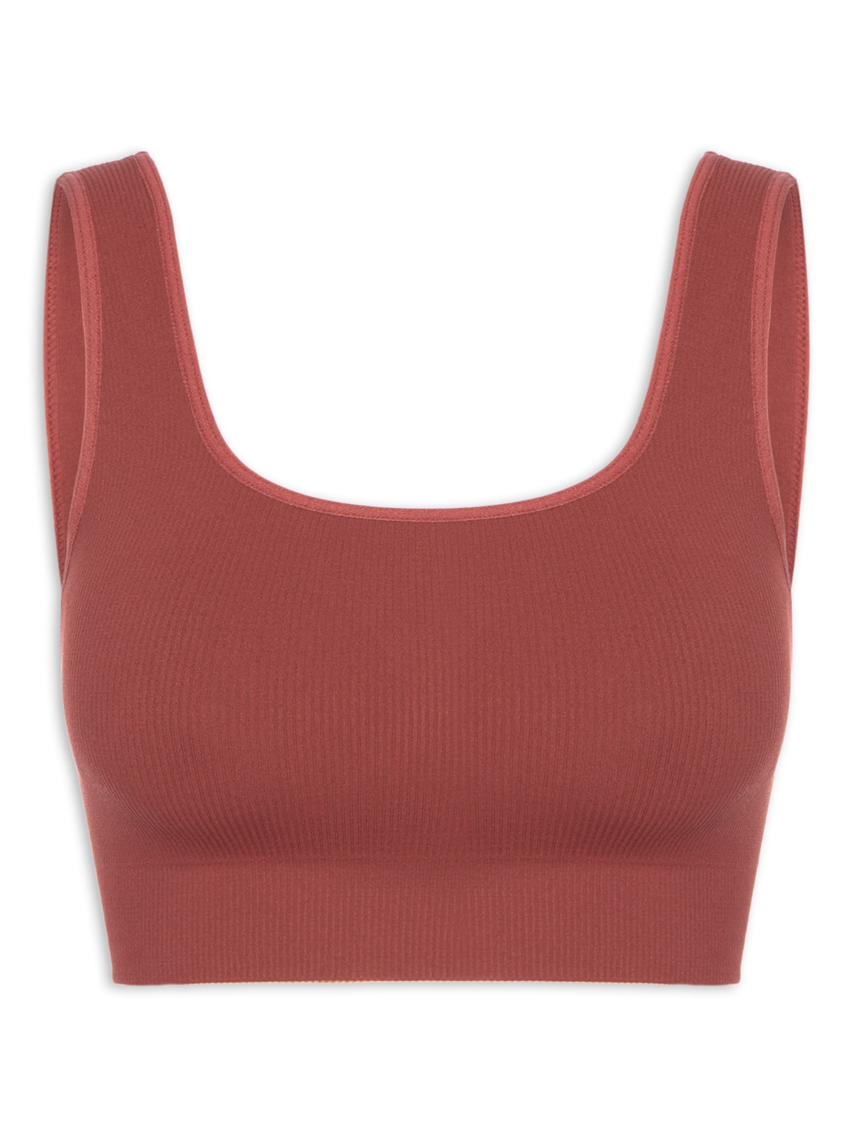 Top Em Microfibra Canelada Free - Vinho